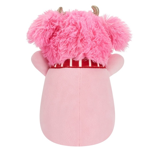 NWT Squishmallows Hugmees Ultra Soft Plush - Brina the Pink Bigfoot with Scarf - Picture 2 of 4